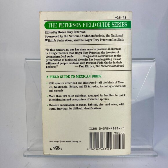 Vintage Peterson Field Guides Mexican Birds Book Copyright 1973 - Picture 2 of 6